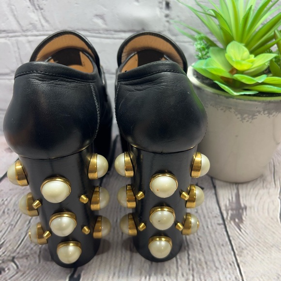 Gucci Vegas Horsebit Pump Studded Size 36 in Black Leather - Picture 5 of 15